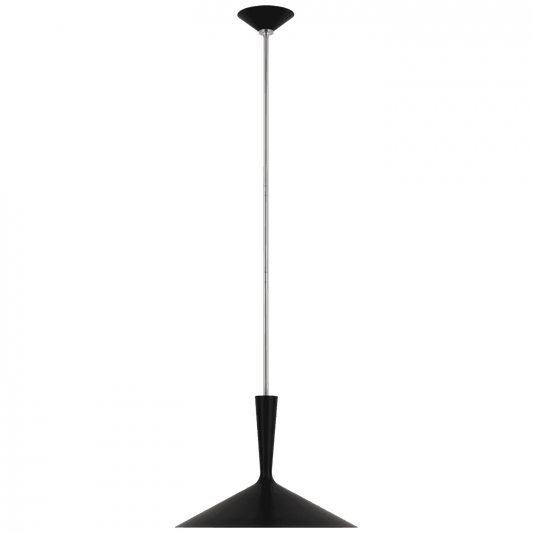 Visual Comfort Signature Rosetta Large Pendant Polished Nickel