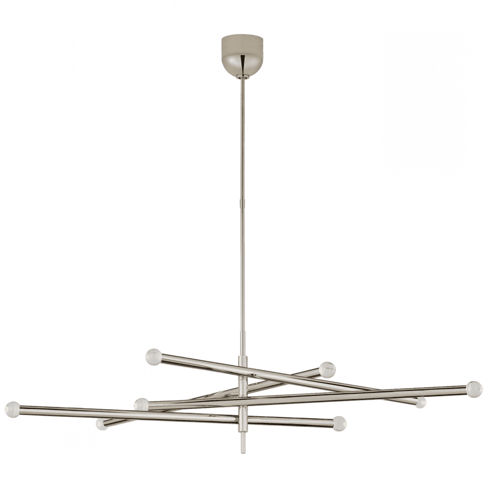 Visual Comfort Signature Rousseau Grande Articulating Chandelier Bronze