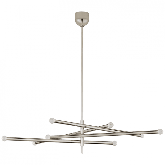 Visual Comfort Signature Rousseau Grande Articulating Chandelier Bronze