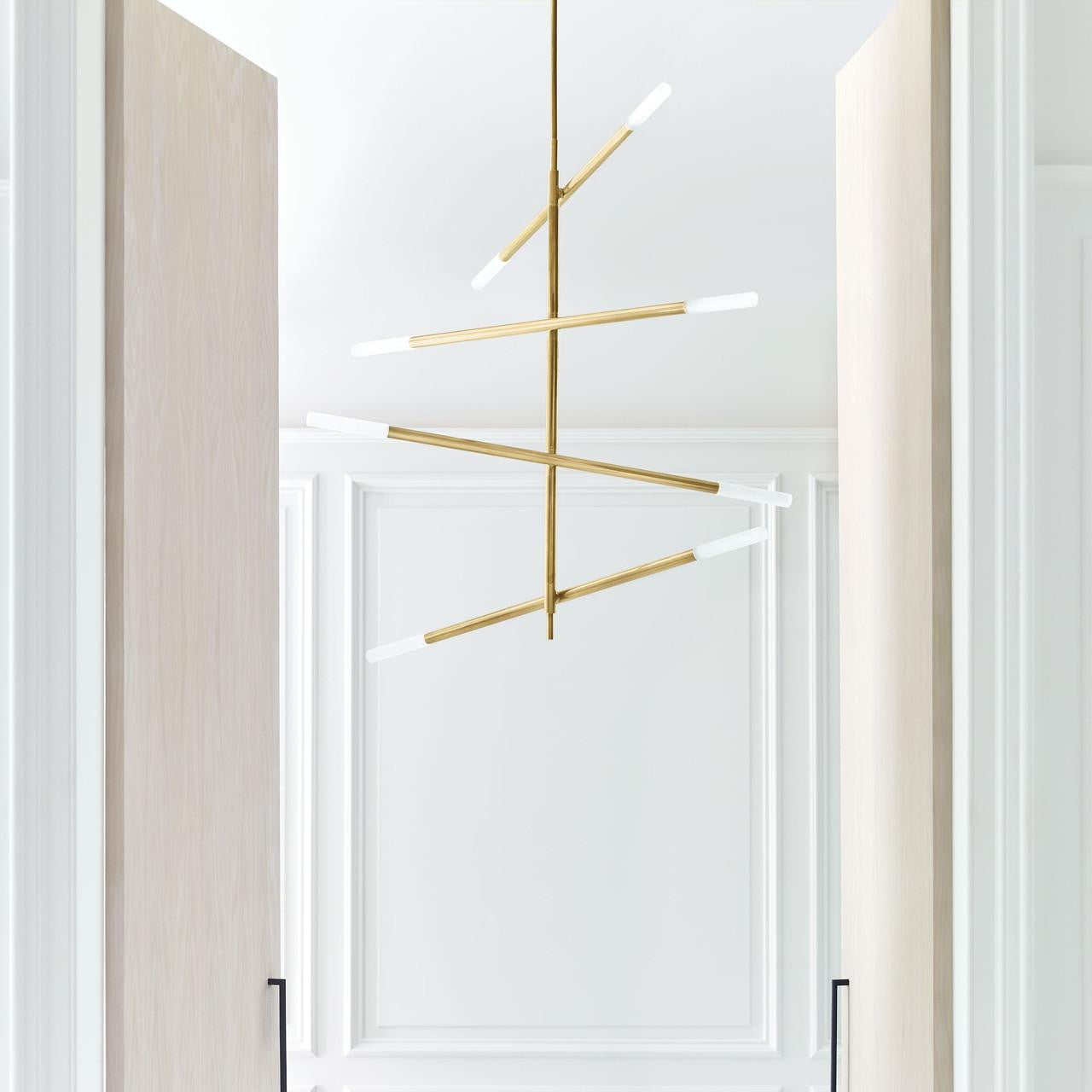 Visual Comfort & Co. Signature Collection Rousseau Large Articulating Chandelier