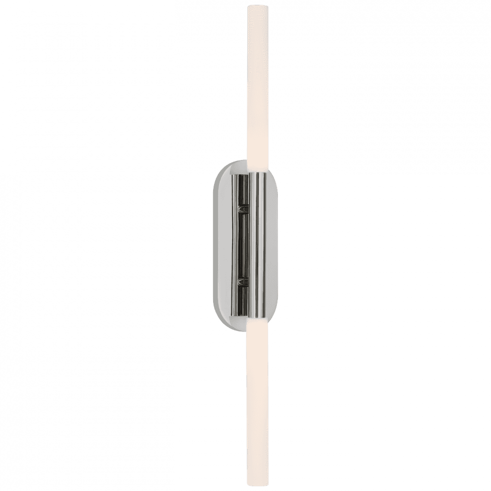 Visual Comfort Signature Rousseau Large Vanity Sconce Polished Nickel