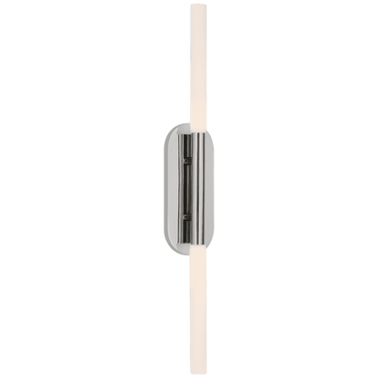 Visual Comfort Signature Rousseau Large Vanity Sconce Polished Nickel