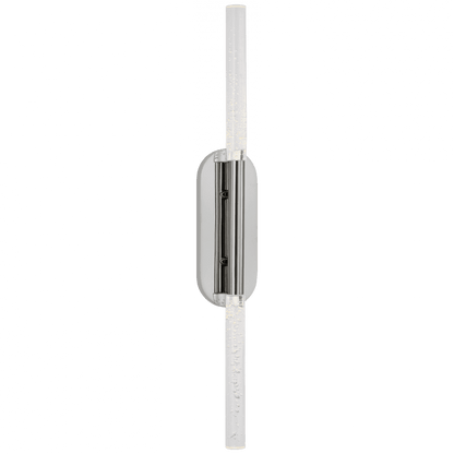 Visual Comfort Signature Rousseau Large Vanity Sconce Polished Nickel