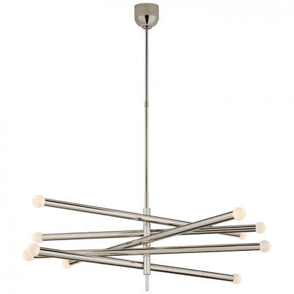 Visual Comfort Signature Rousseau LED Grande Articulating Chandelier Bronze