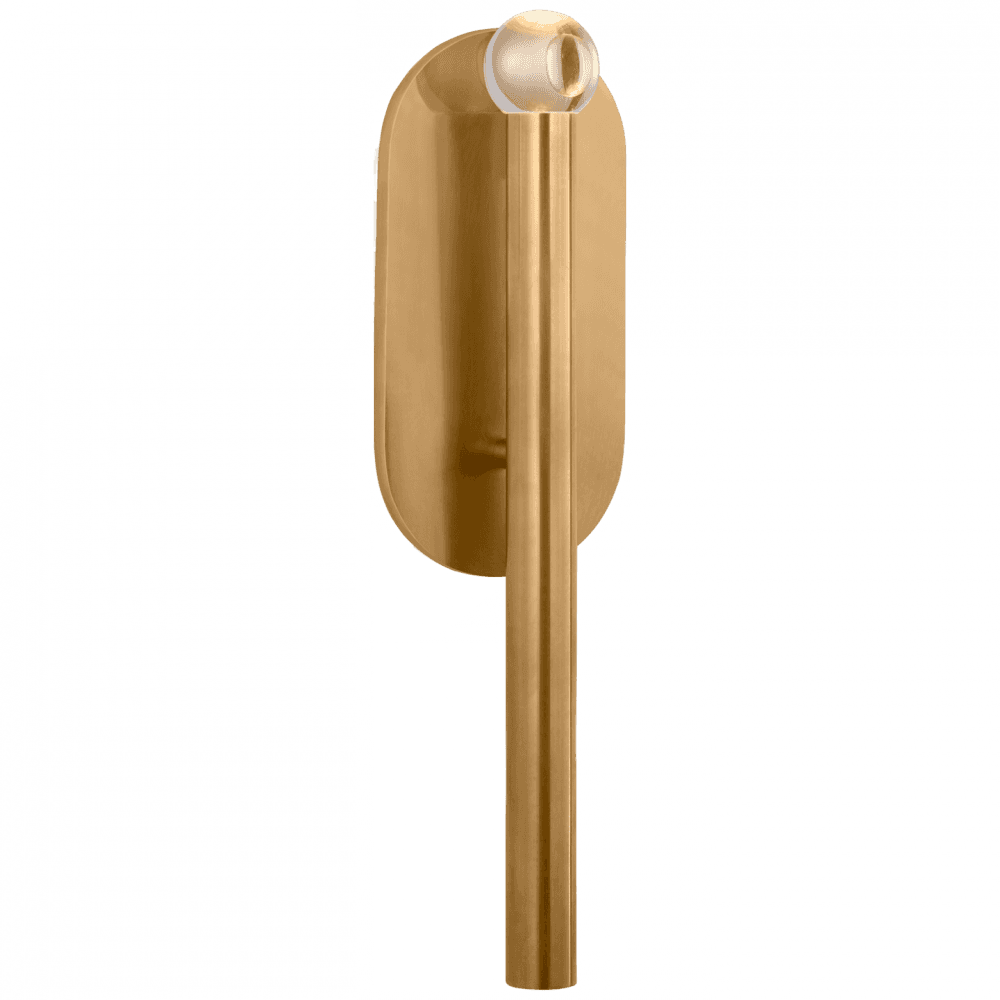 Visual Comfort Signature Rousseau Bathroom Wall Sconce Antique-Burnished Brass