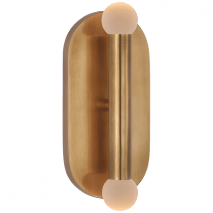 Visual Comfort Signature Rousseau Vanity Wall Sconce Antique-Burnished Brass