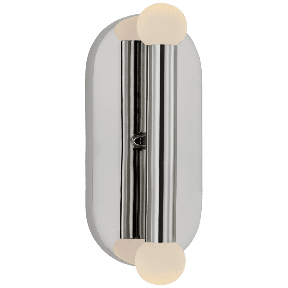 Visual Comfort Signature Rousseau Vanity Wall Sconce Polished Nickel