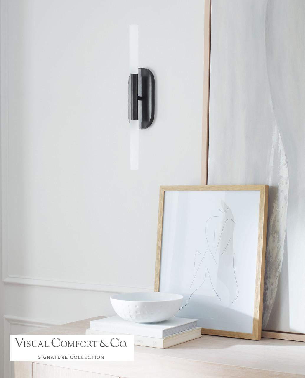 Visual Comfort & Co. Signature Collection Rousseau Medium Vanity Wall Sconce
