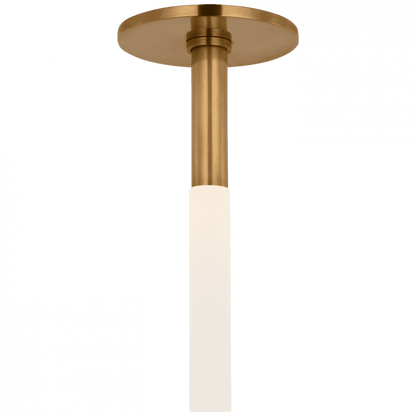 Visual Comfort Signature Rousseau Monopoint Flush Mount Antique Burnished Brass