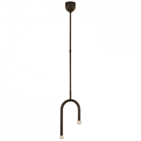 Visual Comfort Signature Rousseau Pendant Polished Nickel