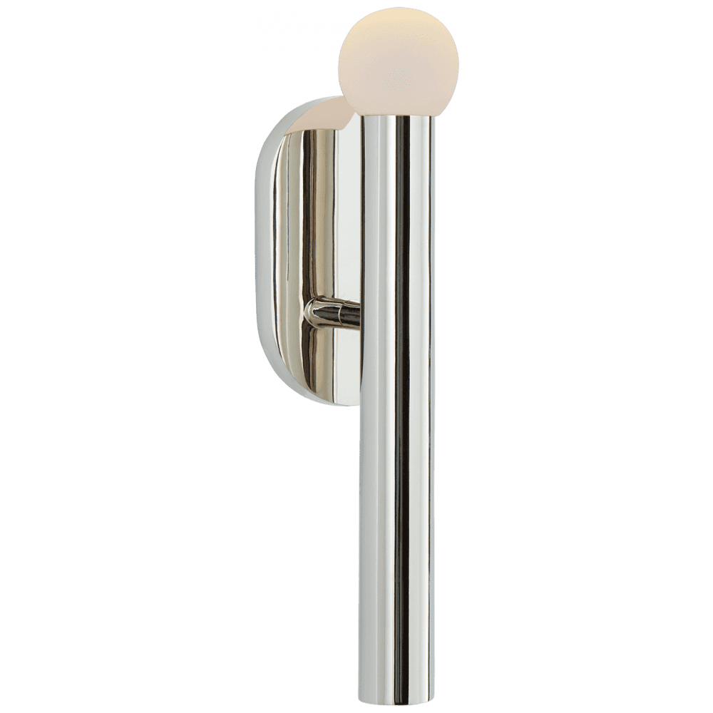 Visual Comfort Signature Rousseau Bathroom Wall Sconce Polished Nickel