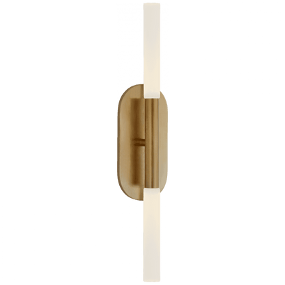 Visual Comfort Signature Rousseau Medium Vanity Sconce Antique-Burnished Brass