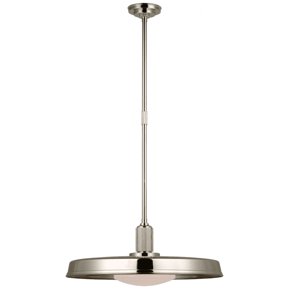 Visual Comfort Signature Ruhlmann Factory Pendant Polished Nickel