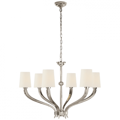 Visual Comfort Signature Ruhlmann Large Chandelier Bronze