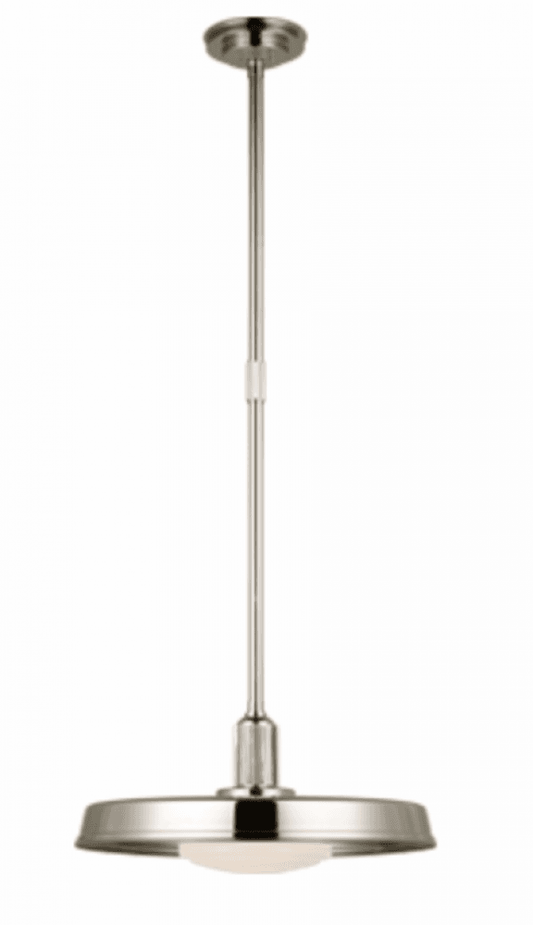 Visual Comfort Signature Ruhlmann Pendant Polished Nickel