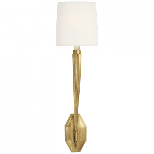 Visual Comfort Signature Ruhlmann Single Sconce Antique-Burnished Brass