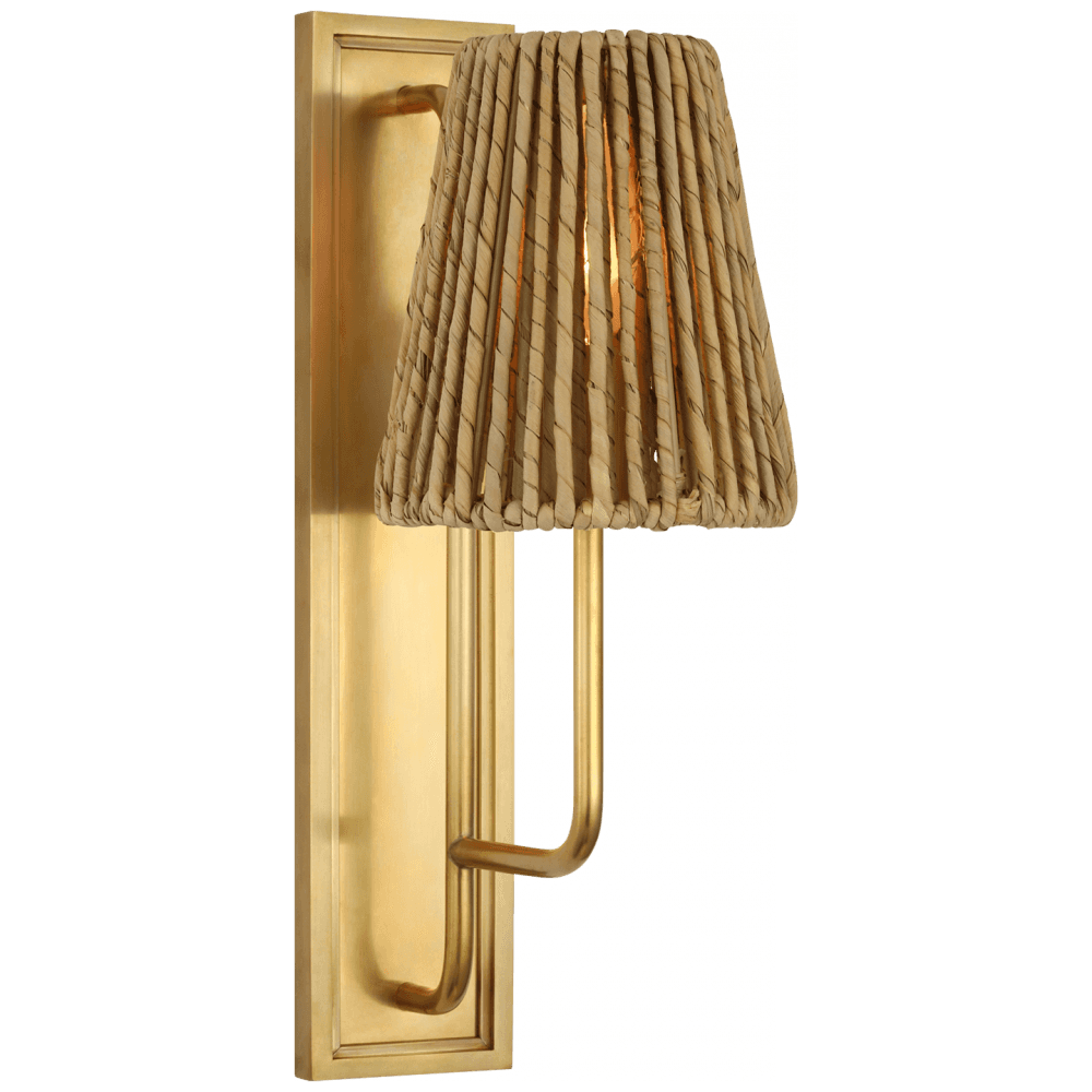 Visual Comfort Signature Rui Wall Sconce Hand-Rubbed Antique Brass