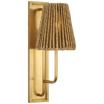Visual Comfort Signature Rui Wall Sconce Hand-Rubbed Antique Brass