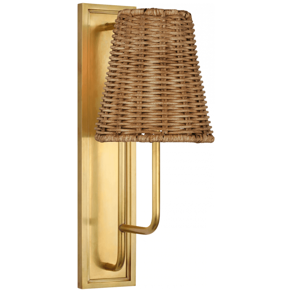Visual Comfort Signature Rui Wall Sconce Hand-Rubbed Antique Brass