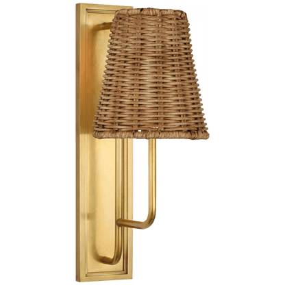 Visual Comfort Signature Rui Wall Sconce Hand-Rubbed Antique Brass