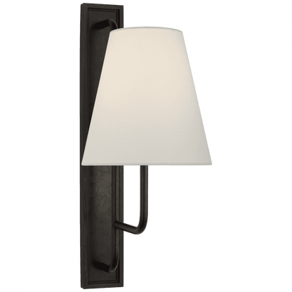 Visual Comfort Signature Rui Tall Wall Sconce Aged Iron