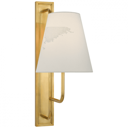 Visual Comfort Signature Rui Tall Wall Sconce Hand-Rubbed Antique Brass