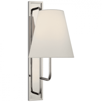 Visual Comfort Signature Rui Tall Wall Sconce Polished Nickel