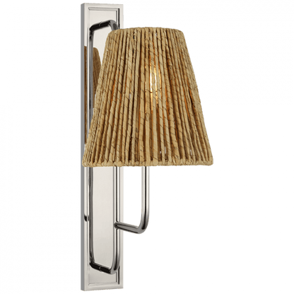 Visual Comfort Signature Rui Tall Wall Sconce Polished Nickel