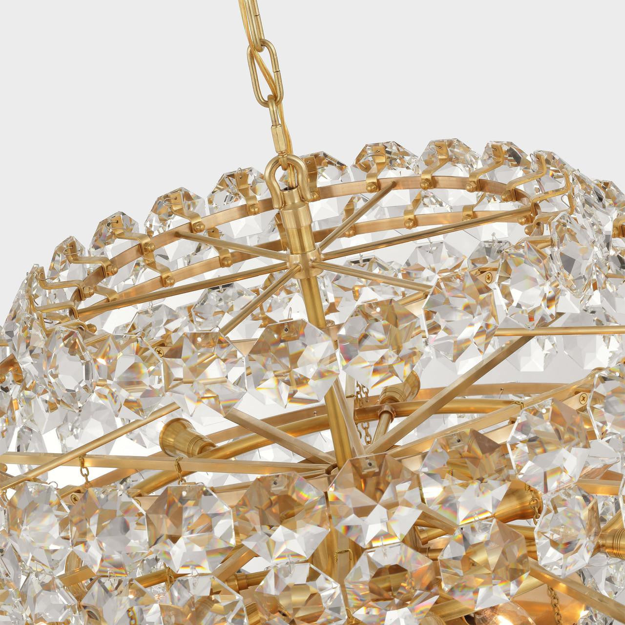 Visual Comfort Signature Sanger Large Chandelier Bronze