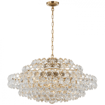 Visual Comfort Signature Sanger Chandelier Polished Nickel