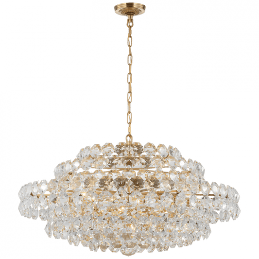 Visual Comfort Signature Sanger Chandelier Polished Nickel