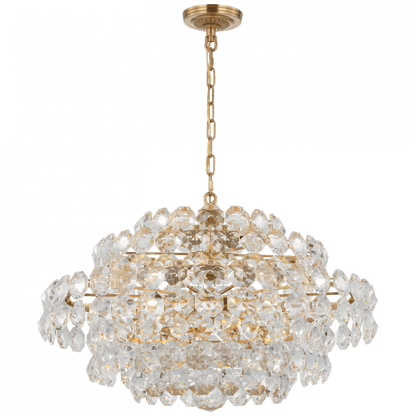 Visual Comfort Signature Sanger Chandelier Polished Nickel