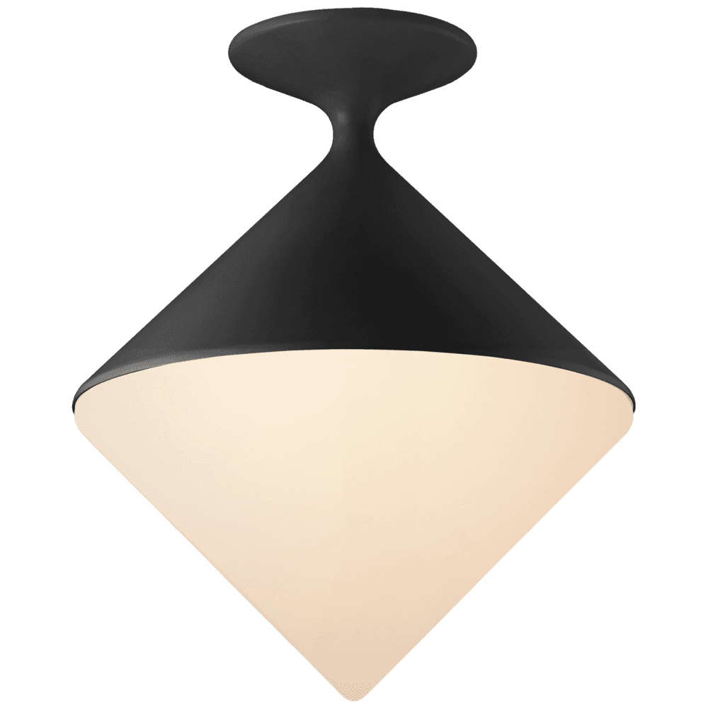 Visual Comfort Signature Sarnen Flush Mount Matte White
