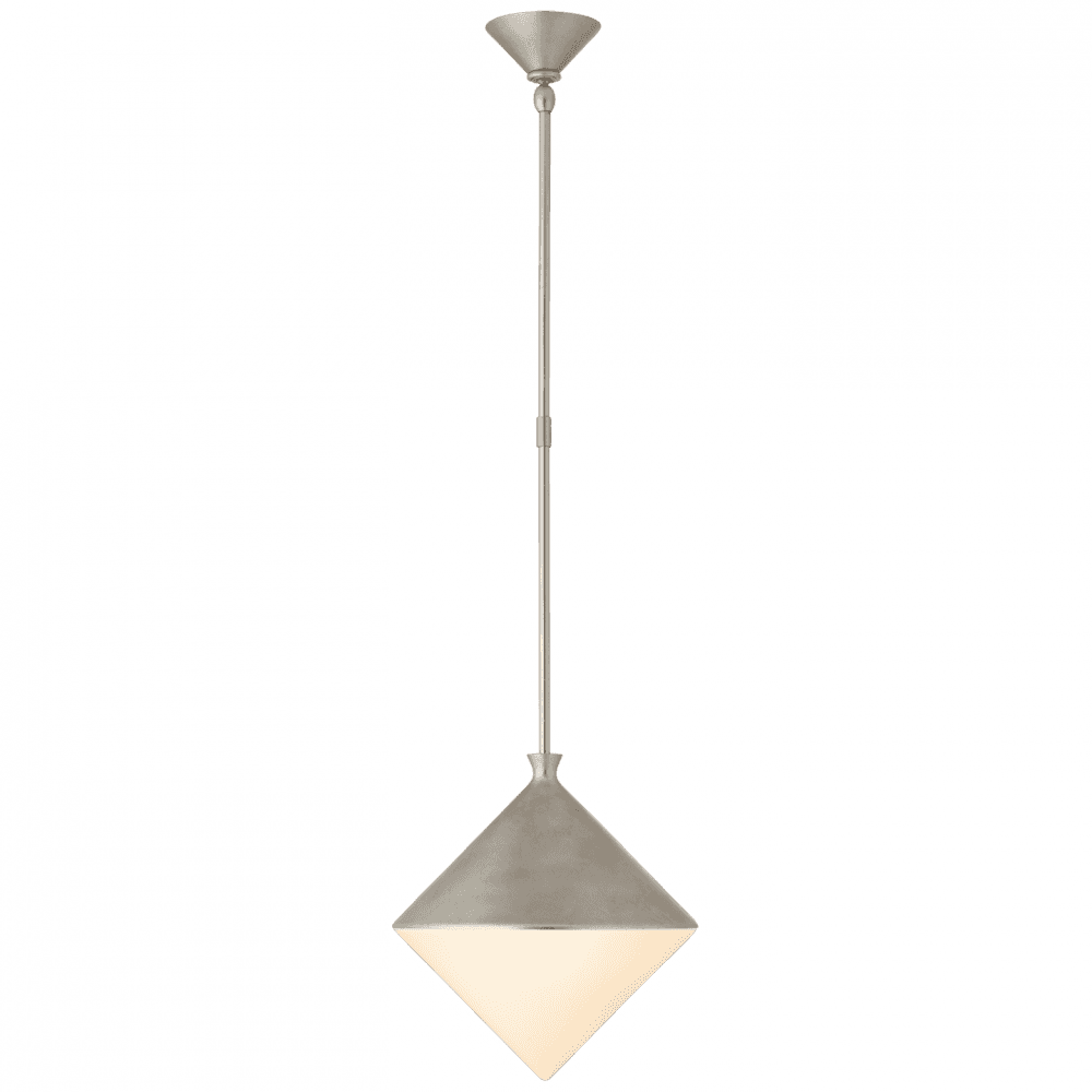 Visual Comfort Signature Sarnen Pendant Burnished Silver Leaf