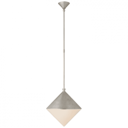 Visual Comfort Signature Sarnen Pendant Burnished Silver Leaf