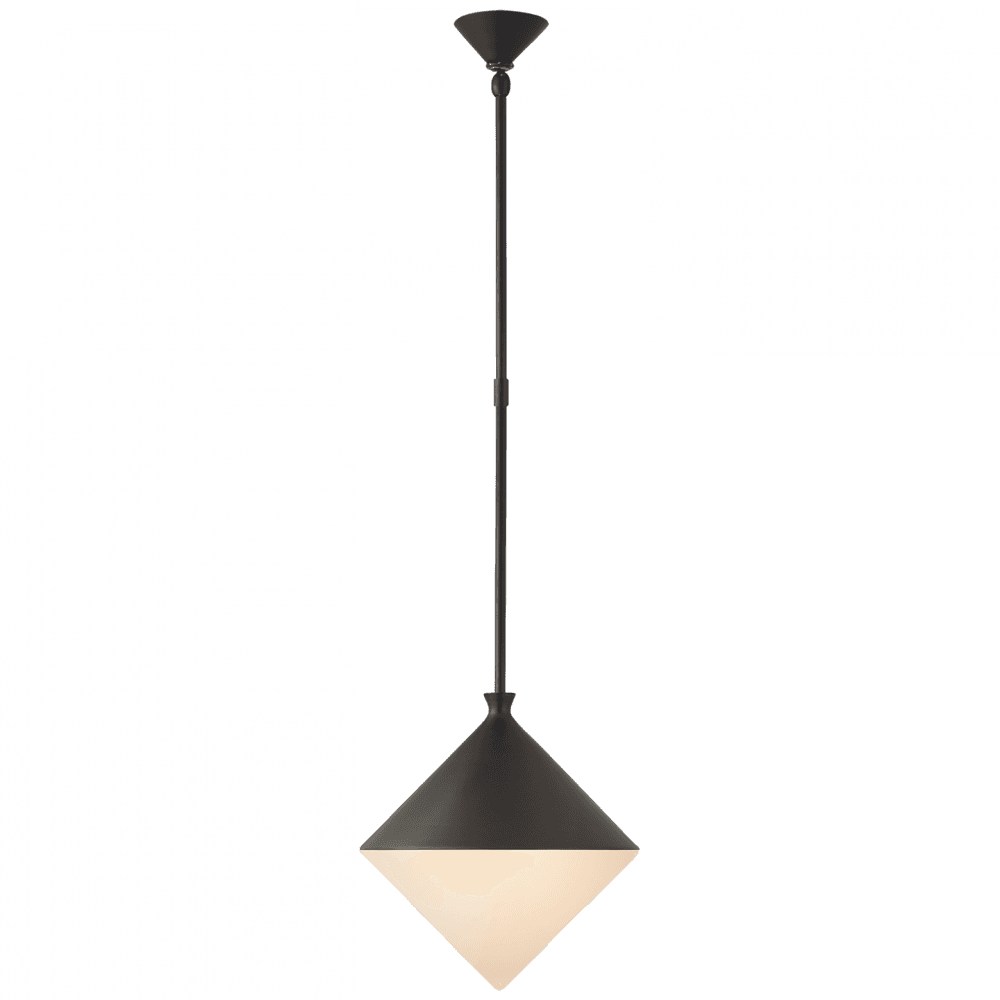Visual Comfort Signature Sarnen Small Pendant Matte Black