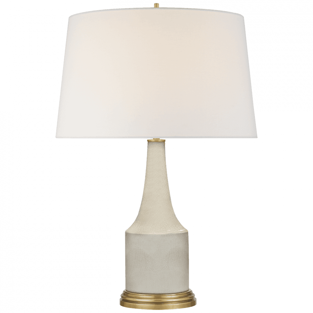 Visual Comfort Signature Sawyer Table Lamp Tea Stain Crackle