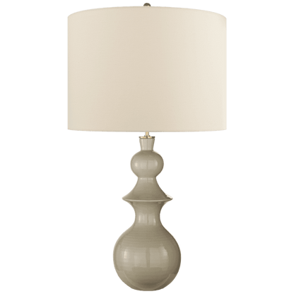 Visual Comfort Signature Saxon Table Lamp Dove Grey