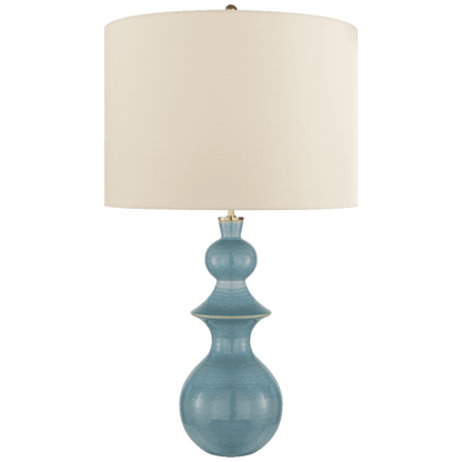 Visual Comfort Signature Saxon Table Lamp Sandy Turquoise