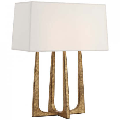 Visual Comfort Signature Scala Hand-Forged Bedside Lamp Gilded Iron