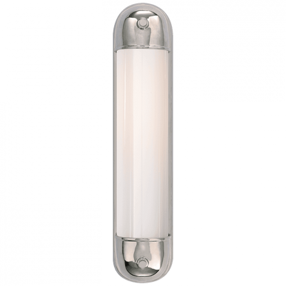 Visual Comfort & Co. Signature Collection Selecta Bathroom Wall Sconce, 2-Light, Chrome, White Glass, 21.75"H (TOB 2062CH-WG 2CUJP)