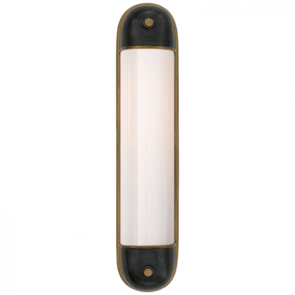 Visual Comfort Signature Selecta Long Wall Sconce Bronze with Antique Brass