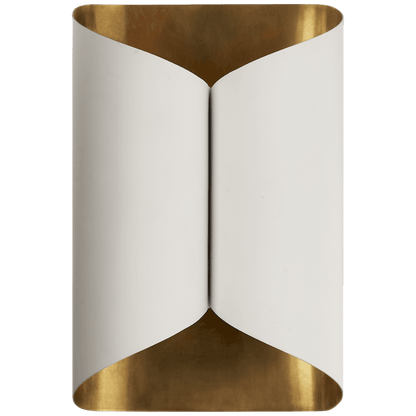 Visual Comfort & Co. Signature Collection Selfoss Wall Sconce, 2-Light, Plaster White, 11"H (ARN 2036PW 2K3NT)