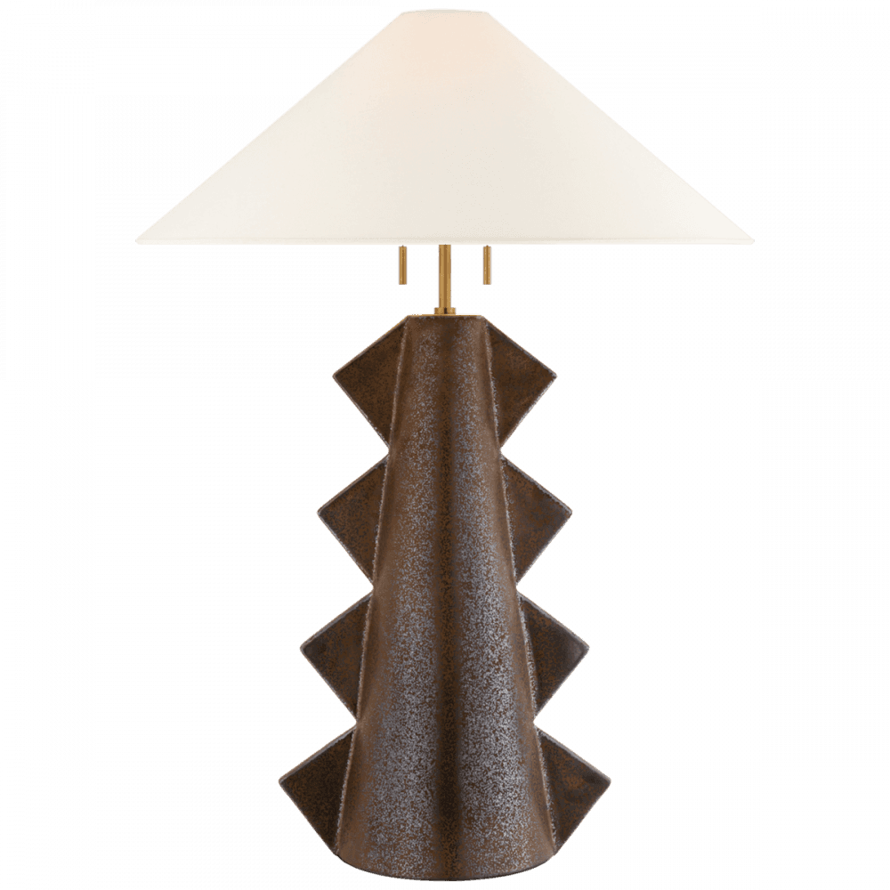 Visual Comfort Signature Senso Table Lamp Crystal Bronze