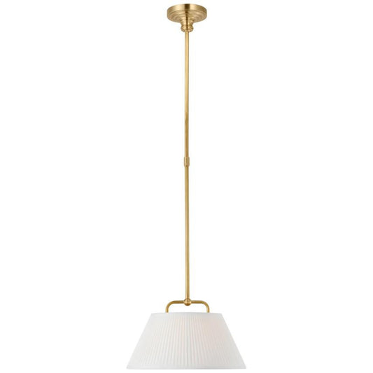 Visual Comfort Signature Serrato 14 Hand-Rubbed Antique Brass