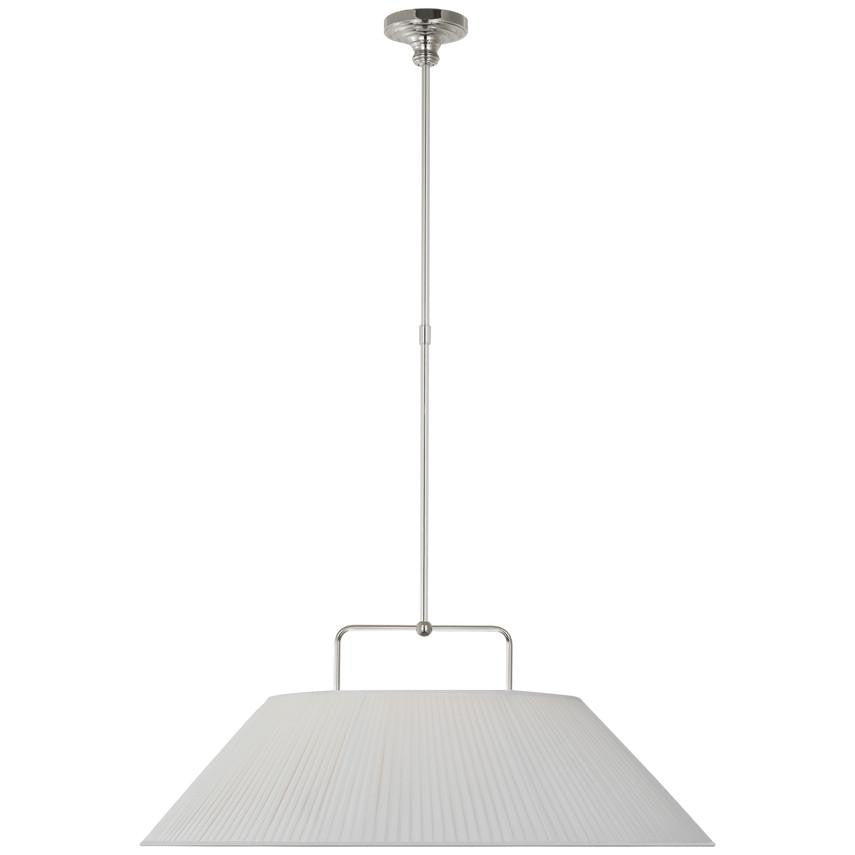 Visual Comfort Signature Serrato 33 Polished Nickel