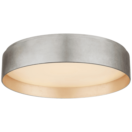 Visual Comfort Signature Shaw Flush Mount Burnished Silver Leaf