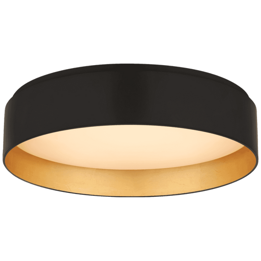 Visual Comfort Signature Shaw Medium Flush Matte Black
