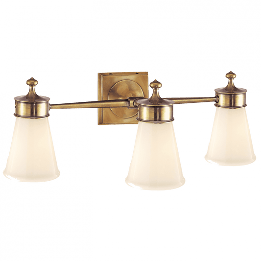 Visual Comfort Signature Siena Wall Sconce Hand-Rubbed Antique Brass