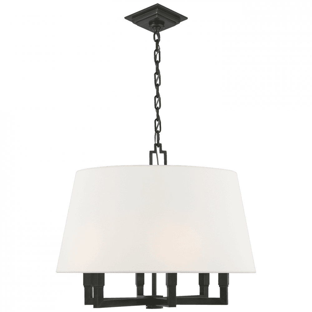 Visual Comfort Signature Signature Square Tube Hanging Shade Bronze